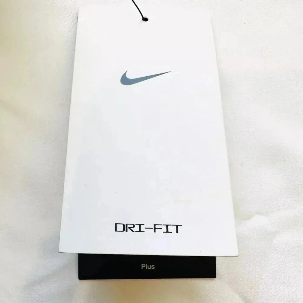 NWT NIKE Women Mid Rise Drawstring Built-in-Underwear Black Shorts Plus Size 1X - Picture 5 of 5